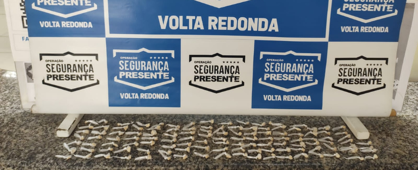 Pedras de crack apreendidas